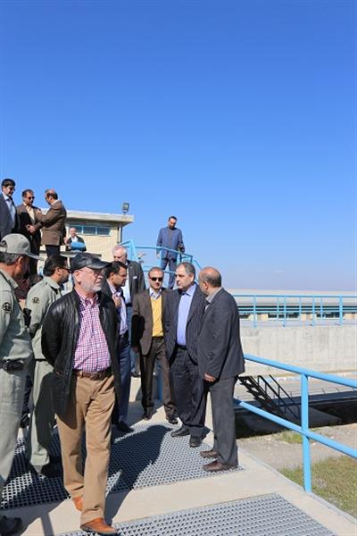 بازدید یك هیئت آلمانی از تصفیه خانه فاضلاب شهر اراك
