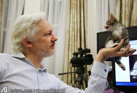 موسس ویکی لیکس از تنهایی در آمد (+عکس)