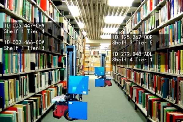 روبات کتابدار ساخته شد روبات کتابدار ساخته شد