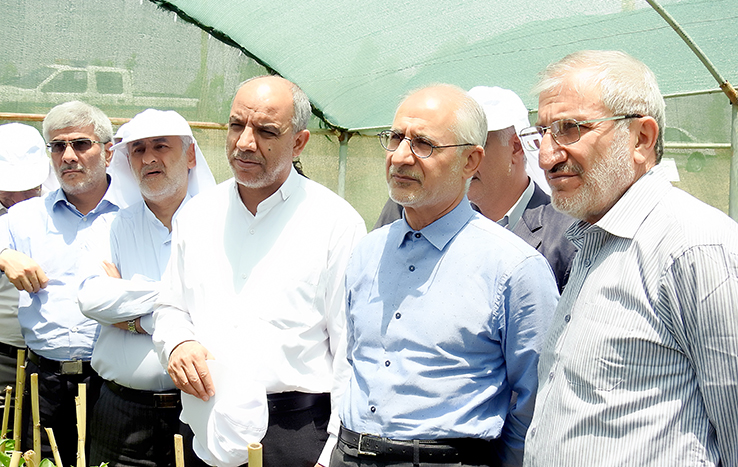 بازدید مدیرعامل بانک سپه از واحد کشت و صنعت پارس