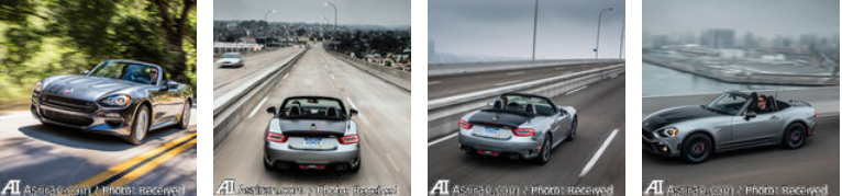 تست اولیه فیات 124 اسپایدر 2017/ سیب ایتالیایی زیر درخت ژاپنی (+عکس) تست اولیه فیات 124 اسپایدر 2017/ سیب ایتالیایی زیر درخت ژاپنی (+عکس)