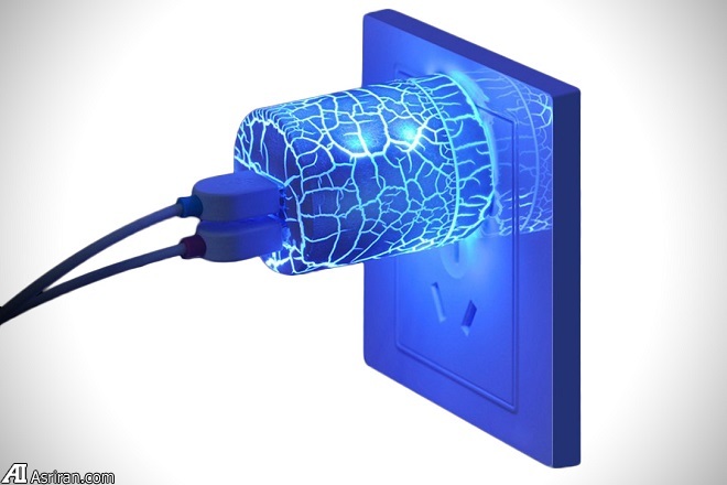 شارژری که در تاریکی می درخشد شارژری که در تاریکی می درخشد