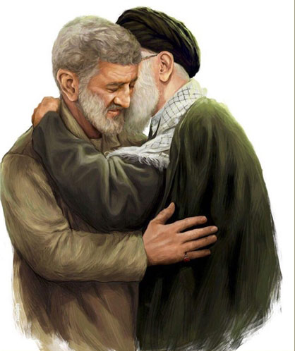 این تابلو به مقام معظم رهبری اهدا شد