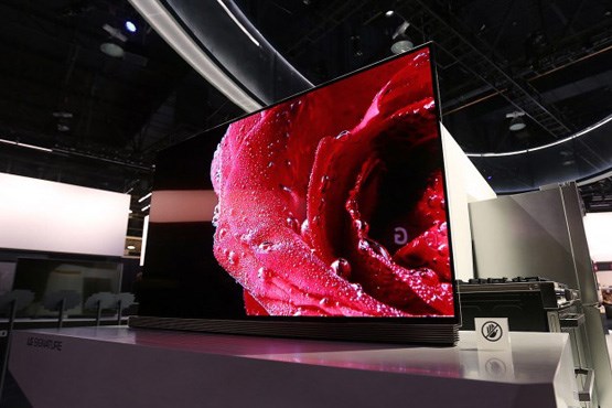 تصویر روی شیشه در این تلویزیون پیشرفته