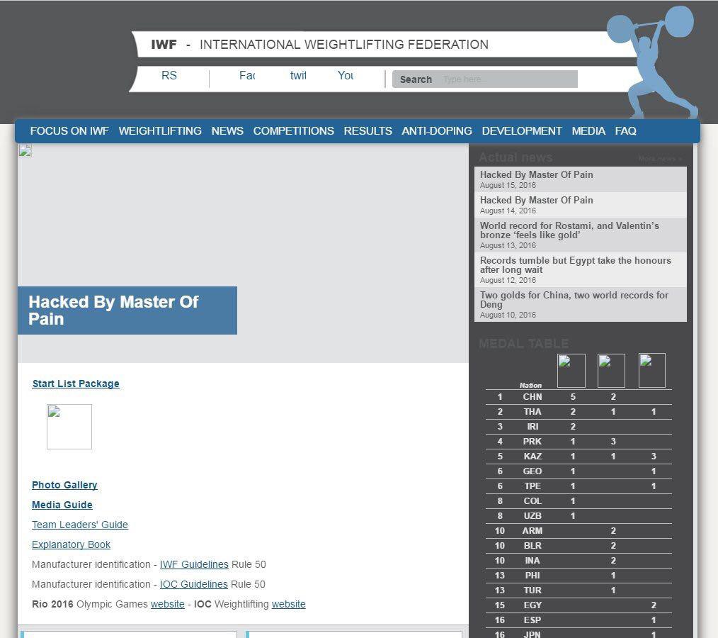 فدارسیون بین‌المللی وزنه‌برداری در حمایت از بهداد سلیمی هک شد