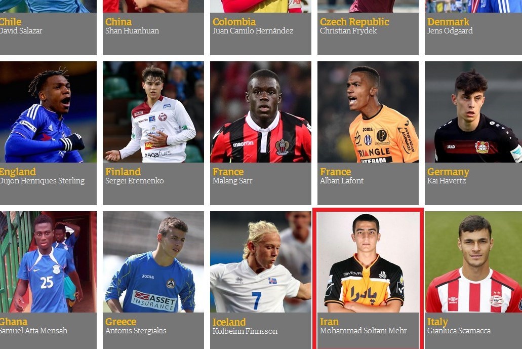 بازیکن سایپا در میان 60 پدیده فوتبال جهان