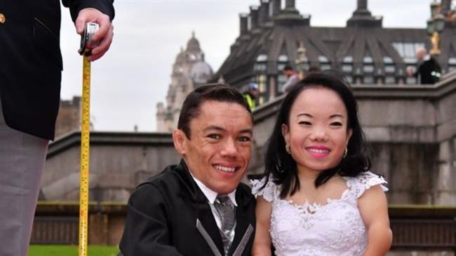 قدکوتاه‌ترین زوج دنیا (+عکس)