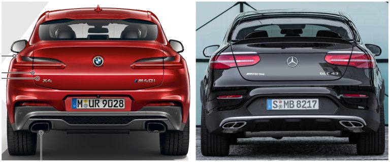 مرسدس GLC کوپه یا ب‌ام‌و X4: بله، انتخاب سخت است!