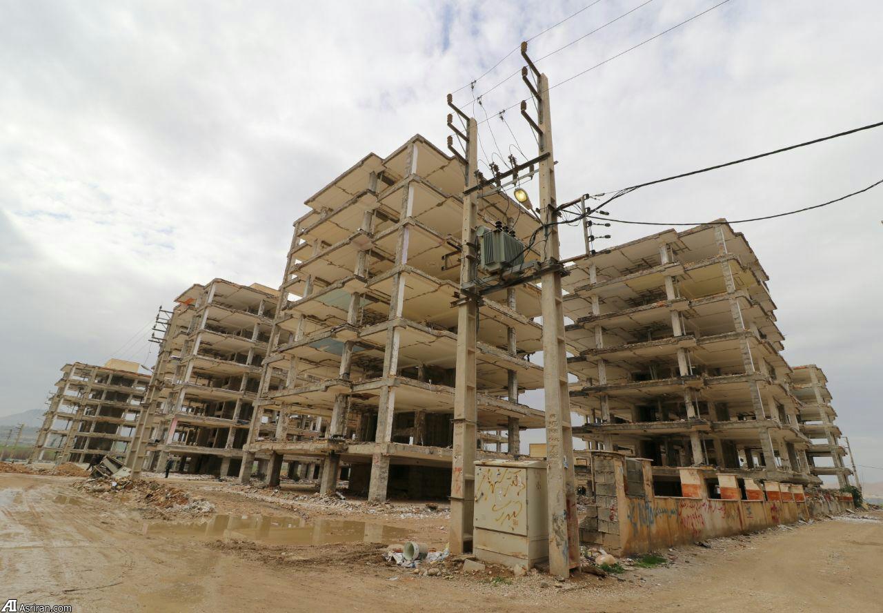 آخرین وضعیت مسکن مهر سرپل ذهاب بعد از زلزله (عکس)