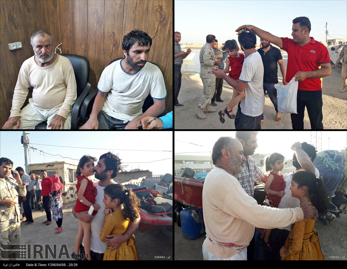 آزادی تعدادی از صیادان اسیر ایرانی (+عکس)