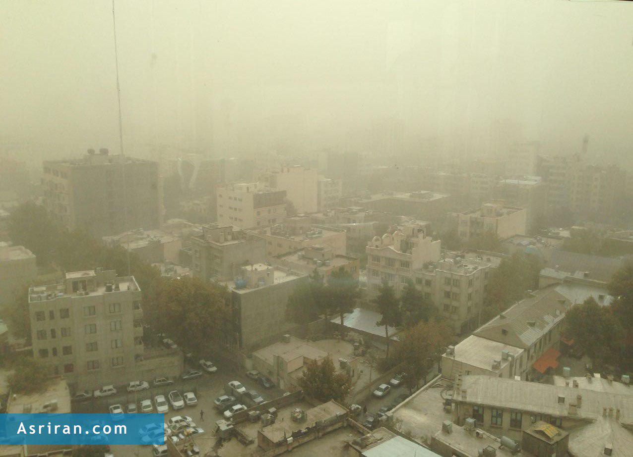 گرد و غبار شدید در مشهد (+عکس)