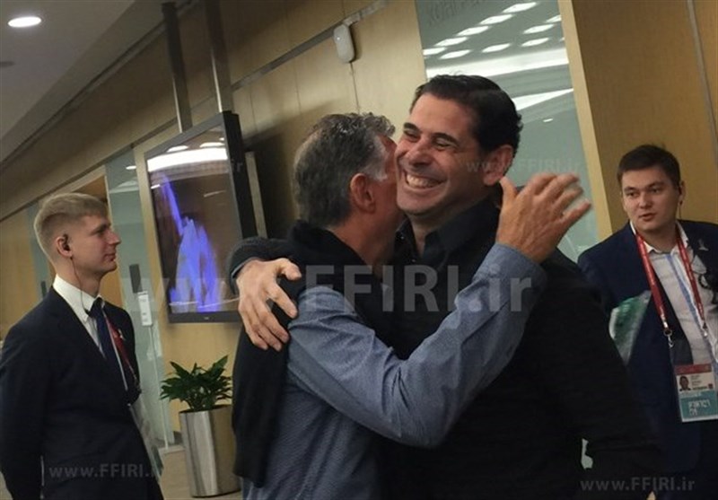 دیدار کارلوس کی روش با ستاره رئال مادرید (+عکس) دیدار کارلوس کی روش با ستاره رئال مادرید (+عکس)