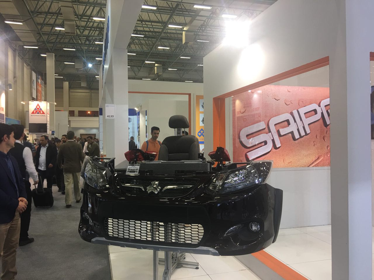 قطعه سازان سایپا در نمایشگاه اتومکانیکا ترکیه