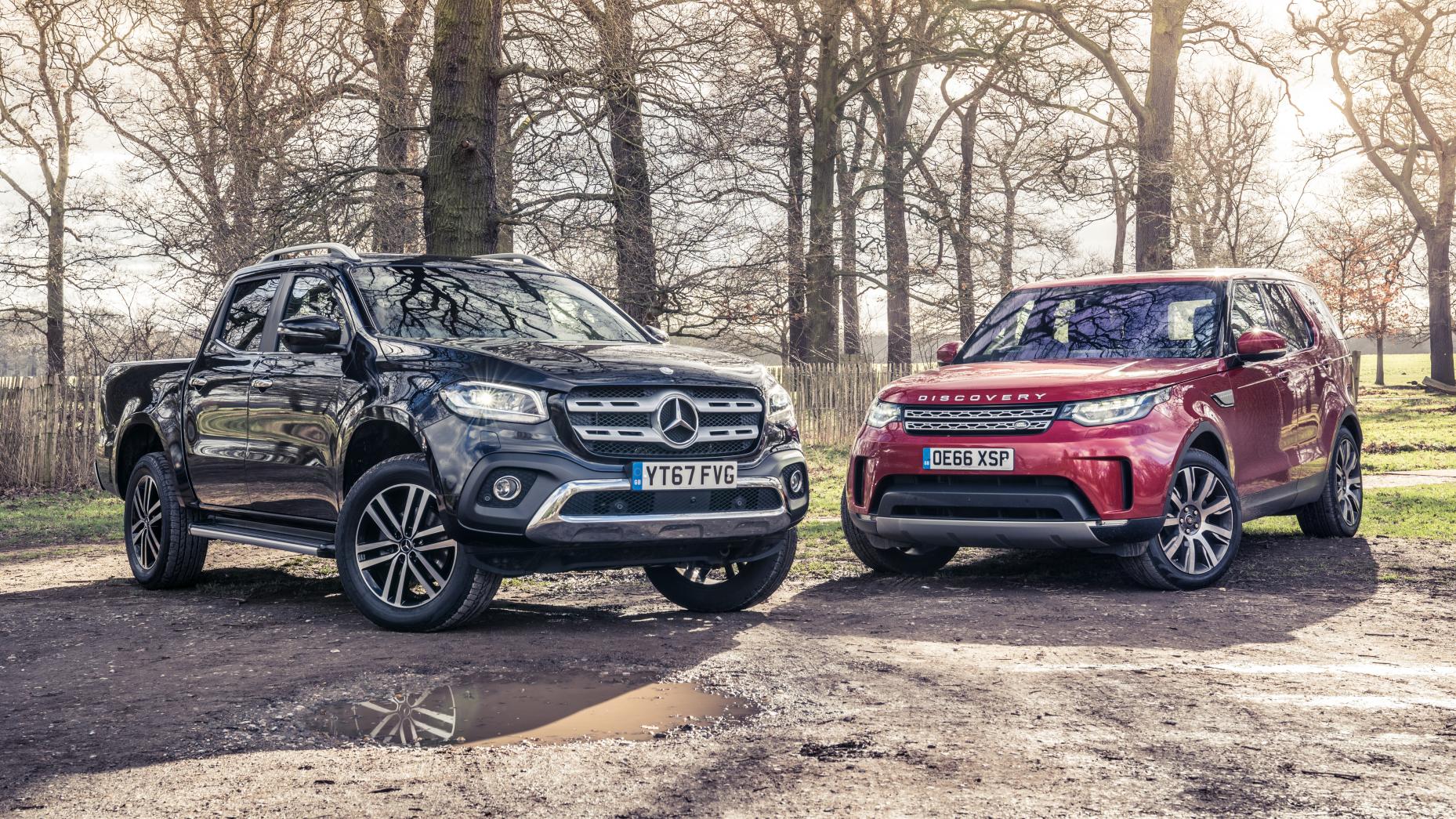 مرسدس کلاس x در مصاف با لندروور دیسکاوری (گزارش تصویری)