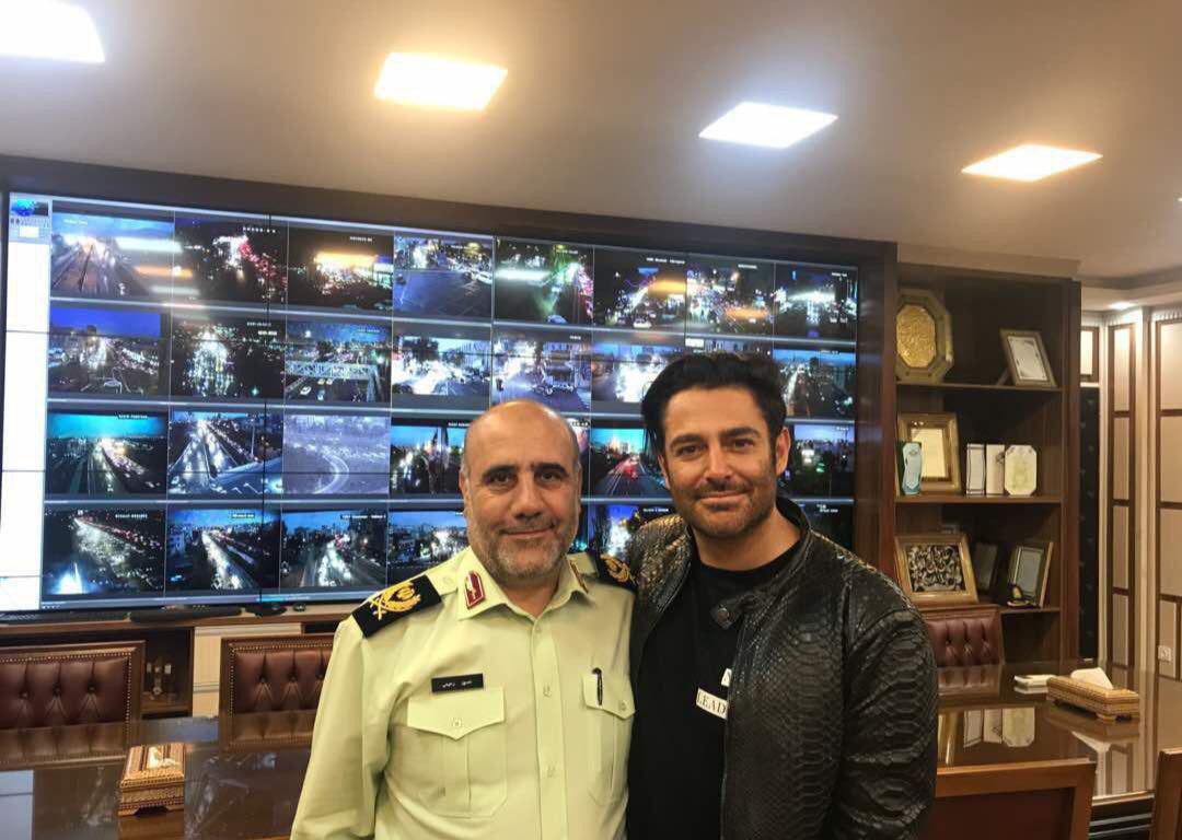 دیدار آقای سوپراستار با رییس پلیس تهران (عکس)