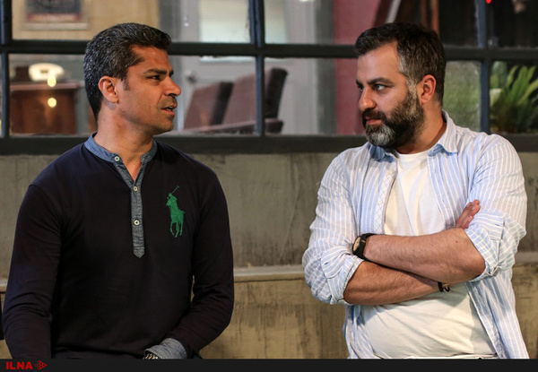 هادی ساعی در پشت صحنه فیلم 