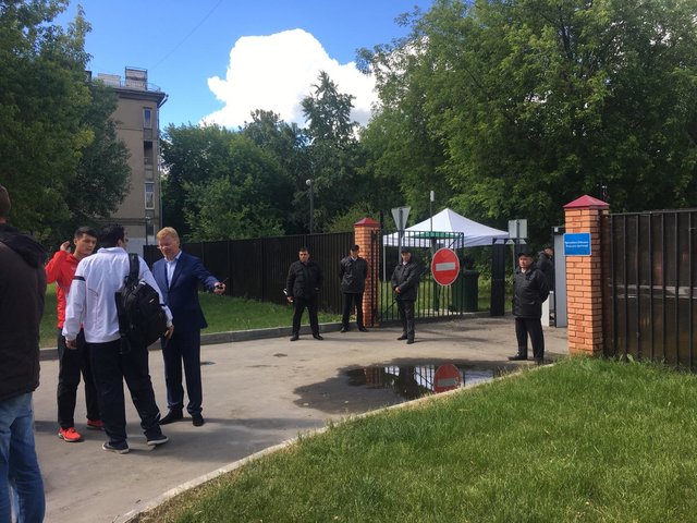 تدابیر امنیتی شدید در محل تمرین تیم ملی (+عکس)