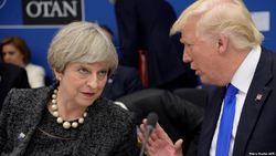 درخواست ترامپ از ترزا می‌ برای شکایت از اتحادیه اروپا