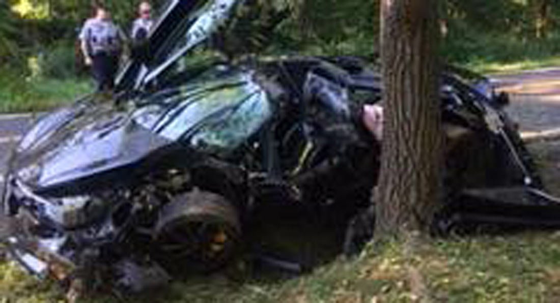 نابودی مک‌لارن 720s  یک روز پس از خرید