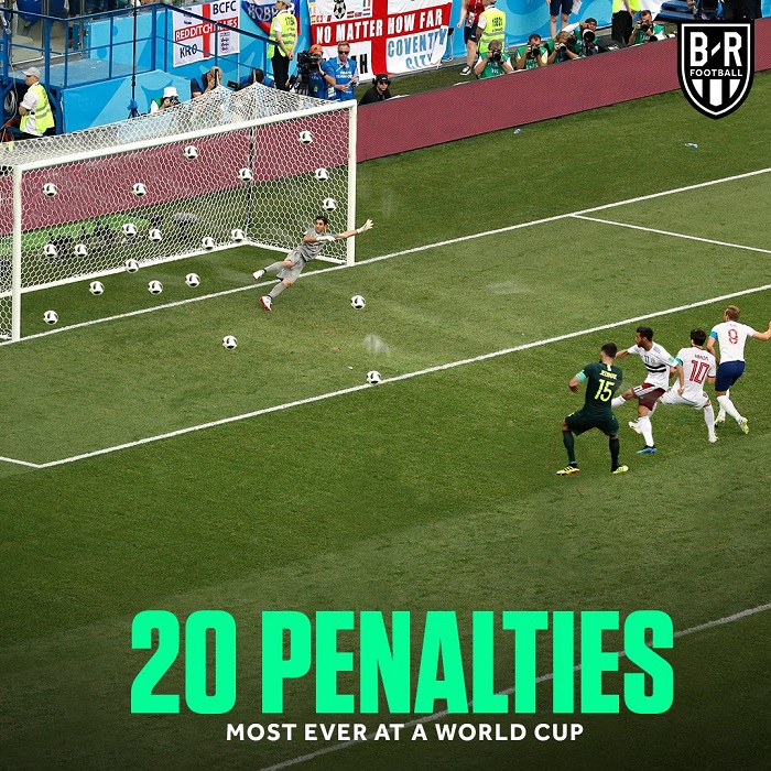 جام جهانی 2018، پر پنالتی‌ترین جام‌های جهانی  (عکس)