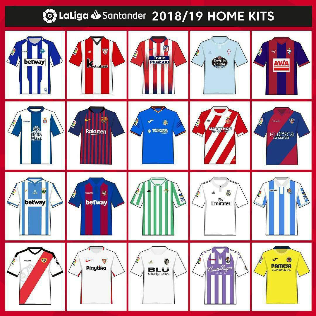 کیت اول تیم‌های لالیگا در فصل جدید (عکس)