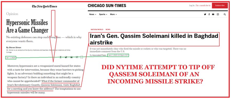 ترور سردار سلیمانی در بغداد