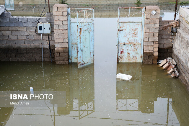 طغیان بی‌سابقه رودخانه‌های فصلی در جاسک