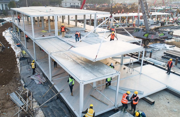 چین رکورد زد: مراحل ساخت یک بیمارستان 1000 تختخوابی در 6 روز (+عکس) چین رکورد بیمارستان