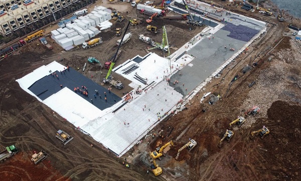 چین رکورد زد: مراحل ساخت یک بیمارستان 1000 تختخوابی در 6 روز (+عکس) بیمارستان 6 روز