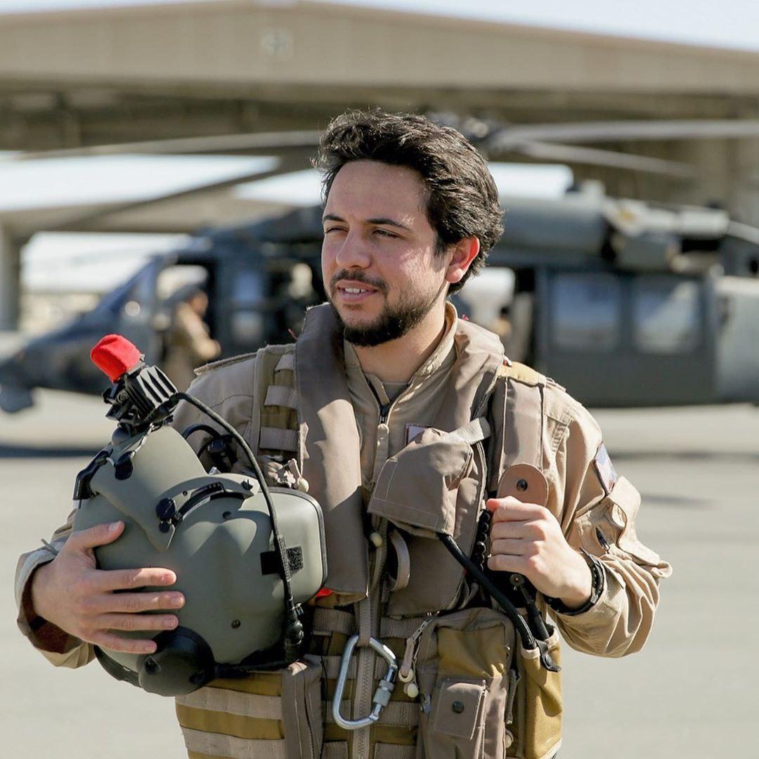 ماموریت نظامی ولیعهد اردن در امارات (عکس)