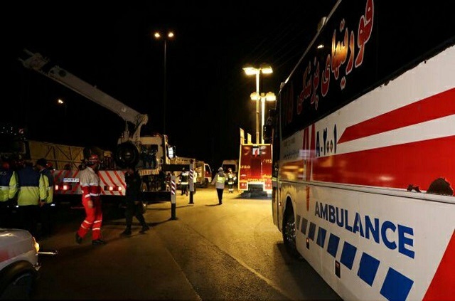 ۲۸ مصدوم براثر واژگونی اتوبوس ۲۸ مصدوم براثر واژگونی اتوبوس