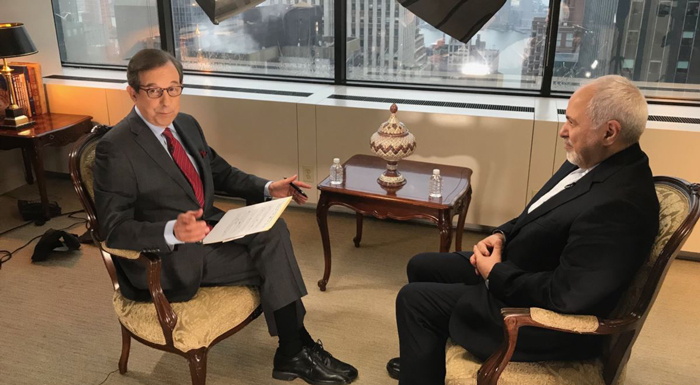 مصاحبه ظریف با کانال تلویزیونی محبوب ترامپ مصاحبه ظریف با کانال تلویزیونی محبوب ترامپ