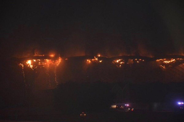 ادامه آتش سوزی در ایستگاه راه آهن جده ادامه آتش سوزی در ایستگاه راه آهن جده