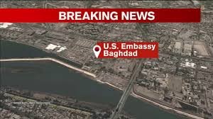برخورد موشک در نزدیکی سفارت آمریکا در بغداد