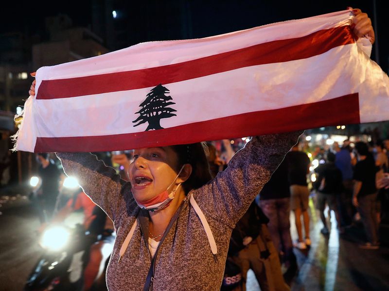 تظاهرات در لبنان/ معترضان: پول غذا نداریم تظاهرات در لبنان