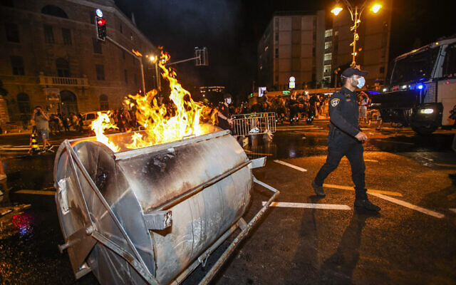 تظاهرات در اسرائیل کرونا