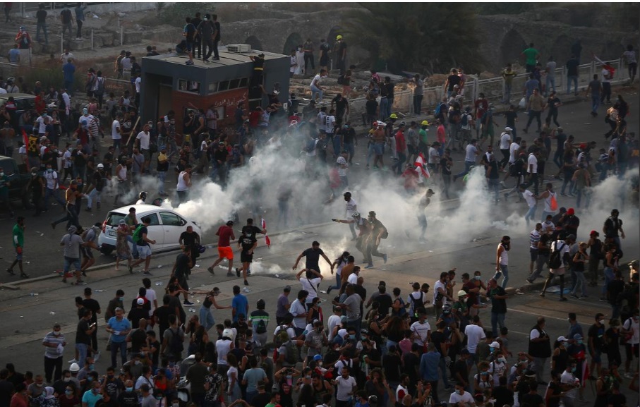 اعتراضات لبنان پس از انفجار