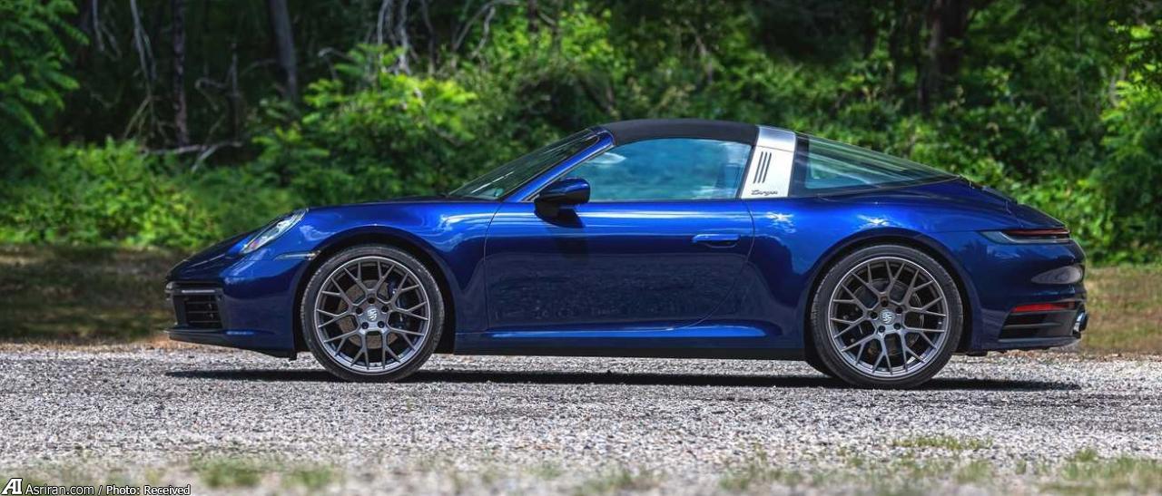 پورشه 911 تارگا 4؛ خودرویی که باتوجه به مکانیسم سقف نامگذاری شده است (+تصاویر)