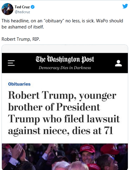 ترامپ عزادار برادر شد (+عکس) ترامپ عزادار برادر شد (+عکس)