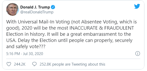 تشدید اختلاف نظرها بر سر رای‌گیری پستی در آمریکا؛ چند ایالت از دولت شکایت می‌کنند