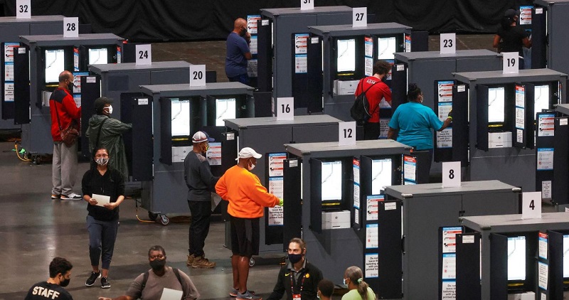 مشارکت در انتخابات زودهنگام ریاستجمهوری آمریکا/ 10 میلیون نفر رای دادند مشارکت مردم امریکا در انتخابات زودهنگام ریاست جمهوری