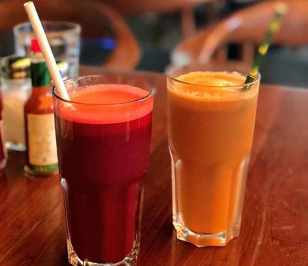 تنظیم فشار خون با آب سبزیجات