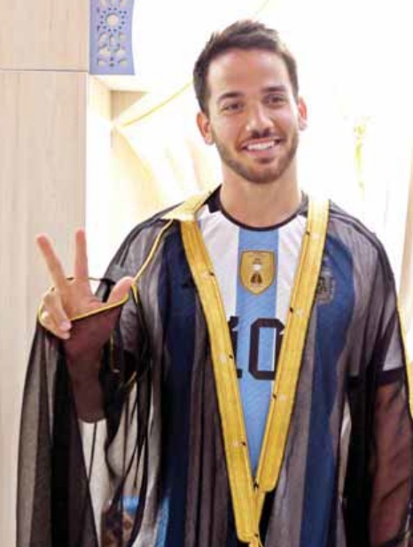 تبلیغ جهانی مسی برای عبای عربی تبلیغ جهانی مسی برای عبای عربی