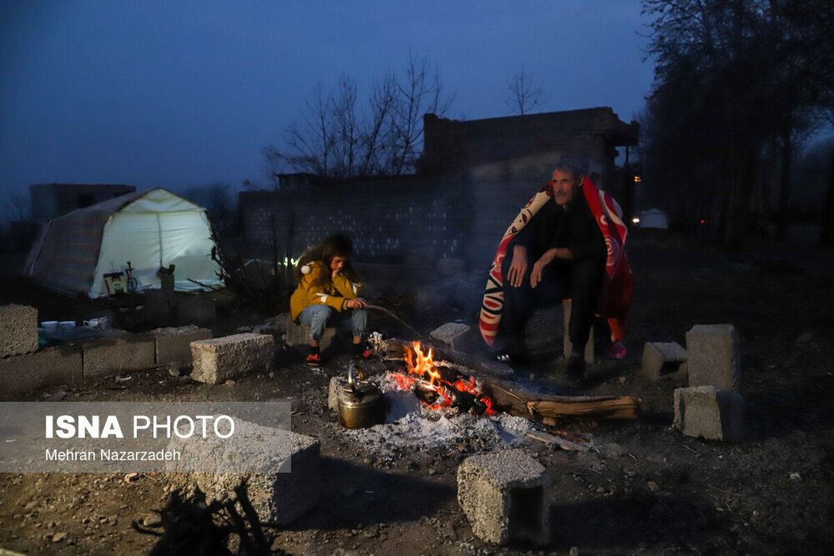 وضعیت زلزله‌زدگان خوی (عکس)