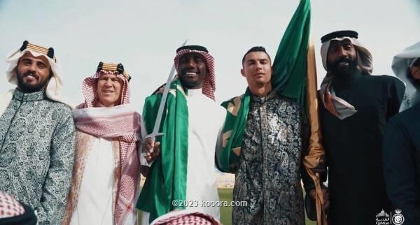 رونالدو در رقص شمشیر (+عکس)