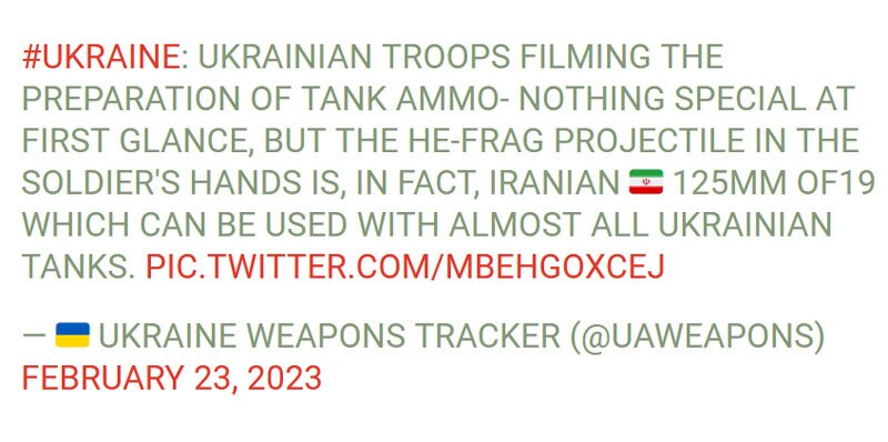 استفاده اوکراین از سلاح های ایرانی در جنگ با روسیه استفاده اوکراین از سلاح های ایرانی در جنگ با روسیه