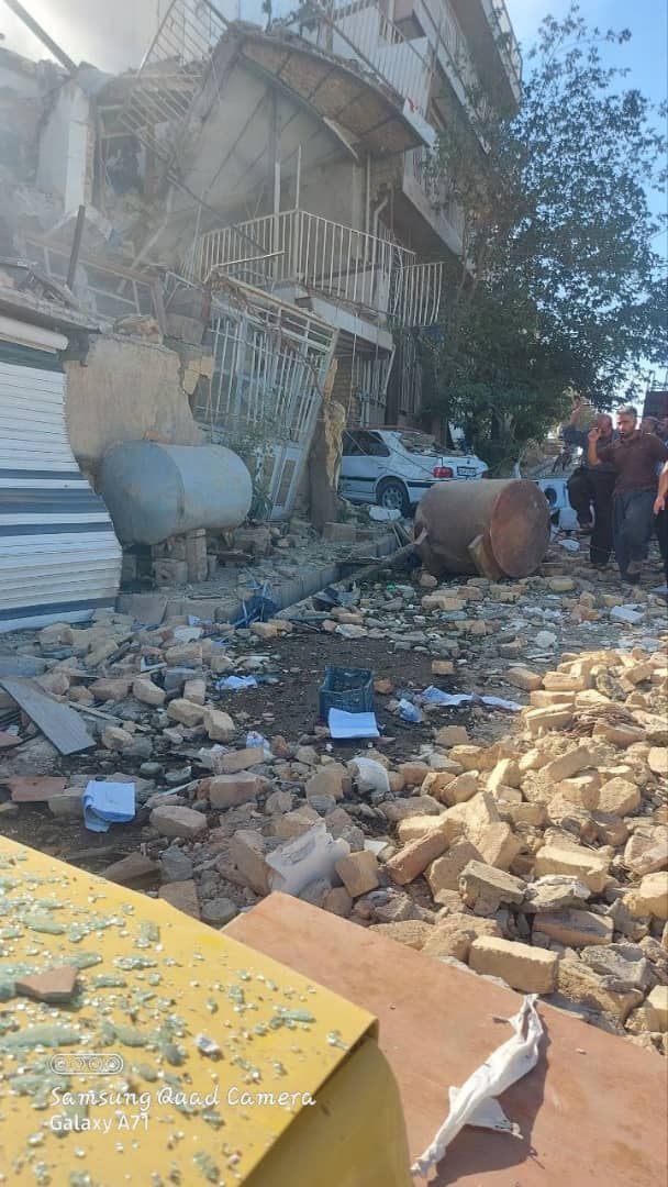 انفجار ساختمان مسکونی در شهر 