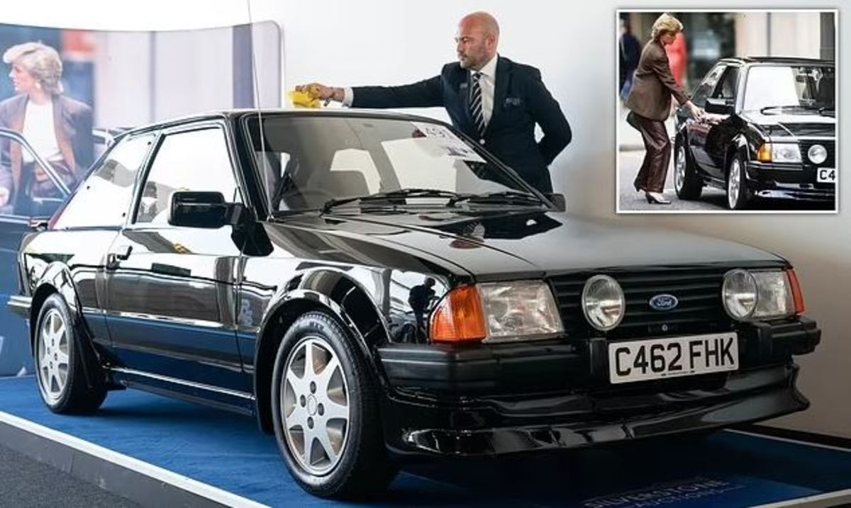 فورد اسکورت پرنسس دایانا که ۷۶۰,۰۰۰ دلار به فروش رسید (عکس+فیلم)