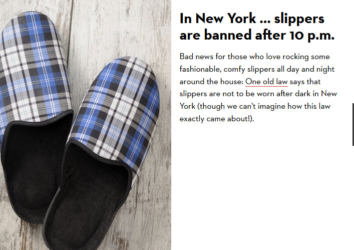 قوانین عجیب و غریب در ایالت های آمریکا