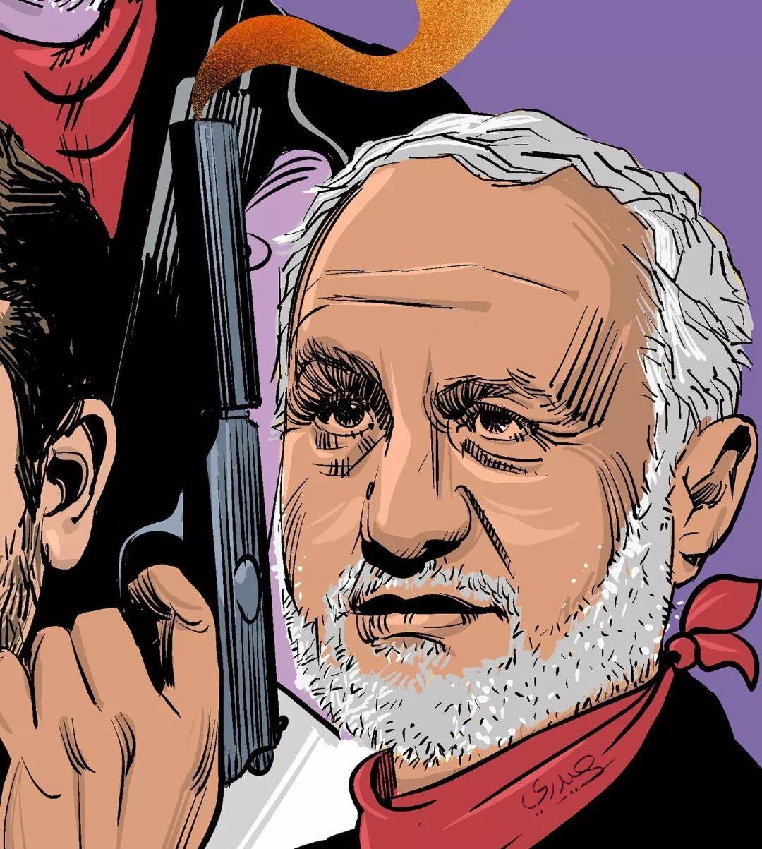 سه عامل چون بنزین بر روی خشم مردم (کارتون)